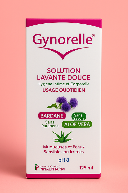 Solution Lavante Douce Gynorelle – Bardane & Aloe Vera (125 ml)