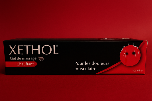Xethol Gel Chauffant – Gel de Massage Réchauffant pour Douleurs Musculaires